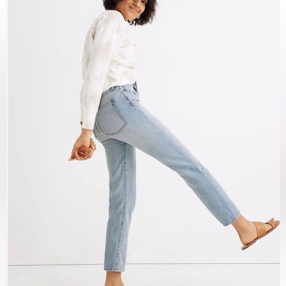 Madewell The Curvy Perfect Vintage Jean in fitzgerald Light wash rigid Size 29 - Picture 12 of 13
